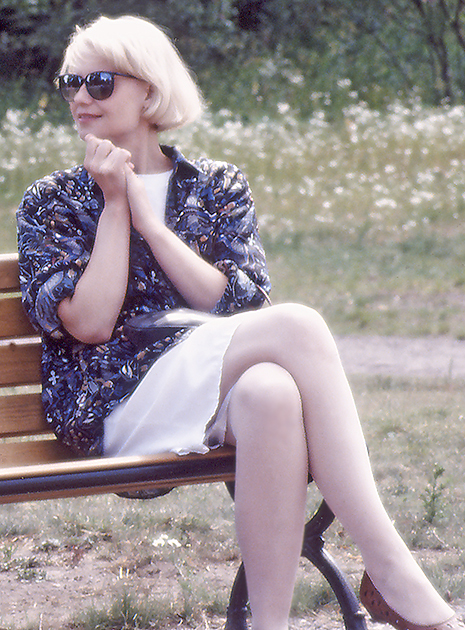 Lady at the garden party